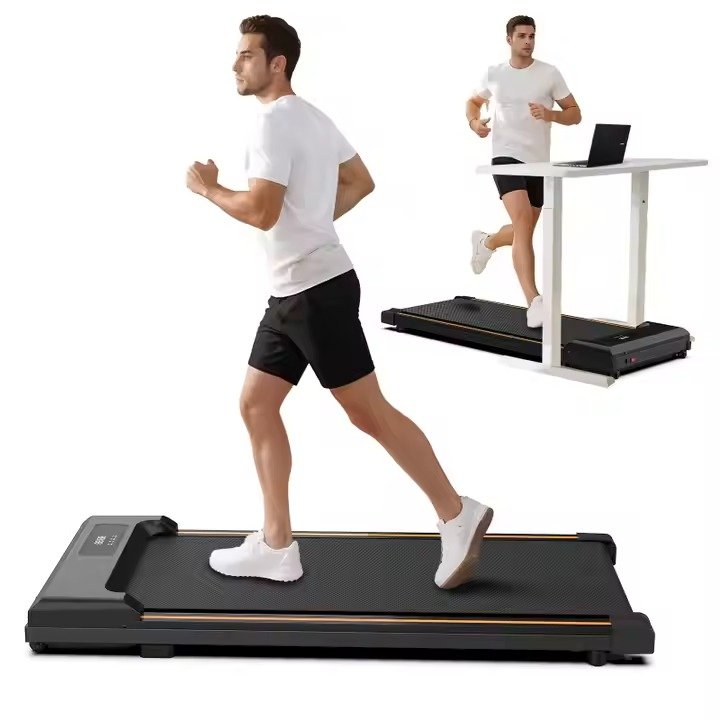 Home 9 Woman using compact home gym equipment for a full-body workout